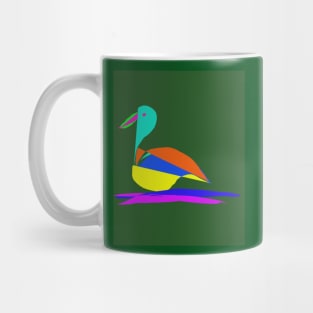 Multicolor bird Mug